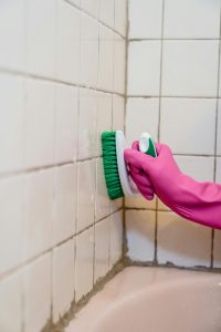 how to keep white grout clean